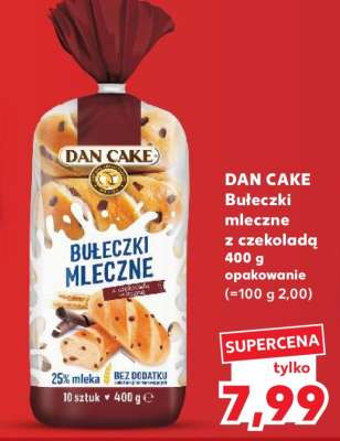 DAN CAKE Bułeczki mleczne z czekoladą