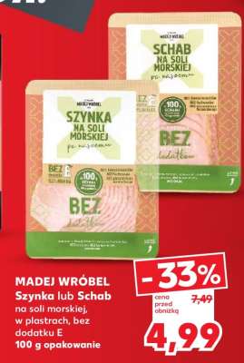 MADEJ WRÓBEL Szynka lub Schab na soli morskiej