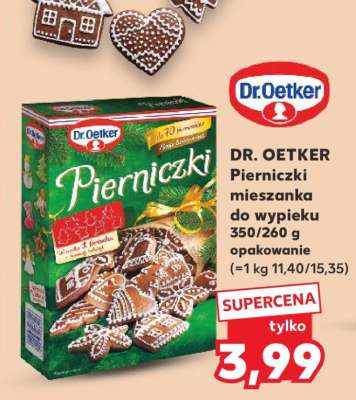 DR. OETKER Pierniczki mieszanka do wypieku 350/260 g opakowanie