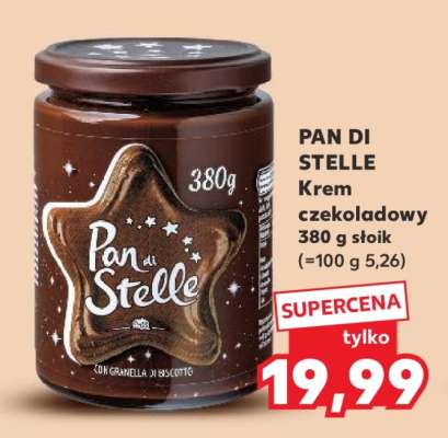 PAN DI STELLE Krem czekoladowy 380 g słoik