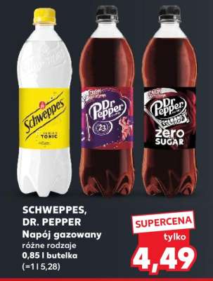 SCHWEPPES, DR. PEPPER