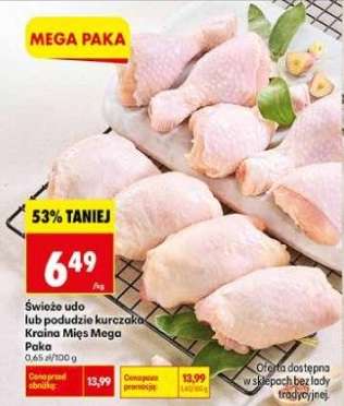 świeże udo lub podudzie kurczaka Kraina Mięs Mega Paka