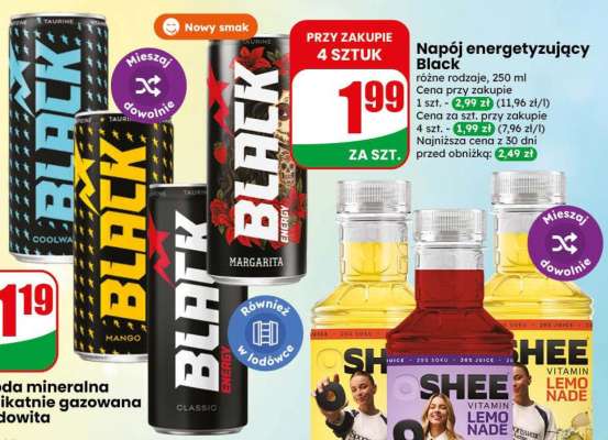Napój energetyzujący Black