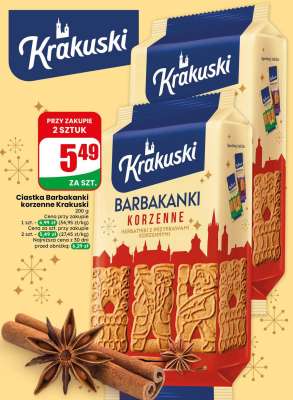 Ciastka Barbakanki korzenne Krakuski