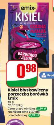 Kisiel błyskawiczny porzeczka borówka Emix