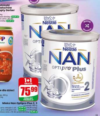 Mleko Nan Optipro Plus 2, 3