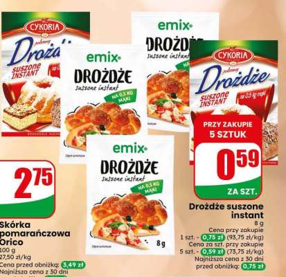 Drożdże suszone instant
