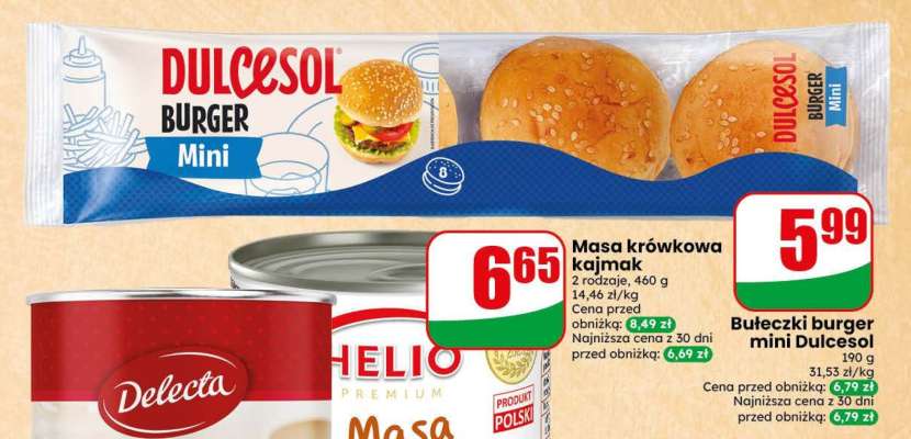 Bułeczki burger mini Dulcesol