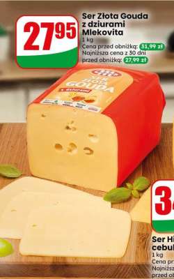 Ser Złota Gouda z dziurami Mlekovita