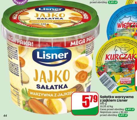 Sałatka warzywna z jajkiem LISNER