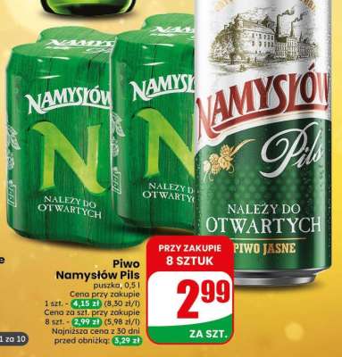 PIWO NAMYSŁÓW PILS