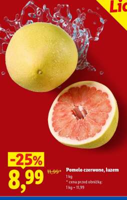 Pomelo czerwone, luzem