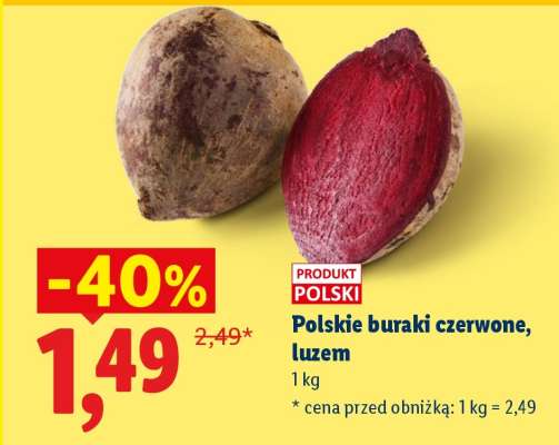 Polskie buraki czerwone, luzem
