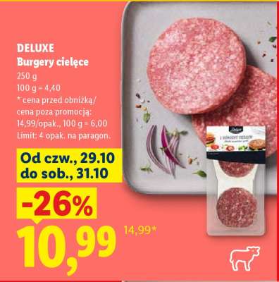 DELUXE Burgery cielęce