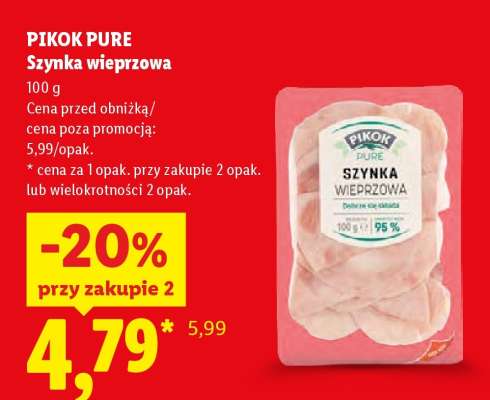 PIKOK PURE Szynka wieprzowa