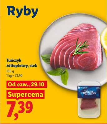 Tuńczyk żółtopłetwy, stek