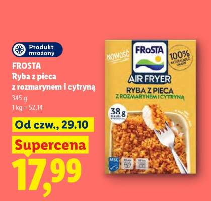 FROSTA Ryba z pieca z rozmarynem i cytryną
