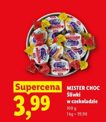 MISTER CHOC Śliwki w czekoladzie