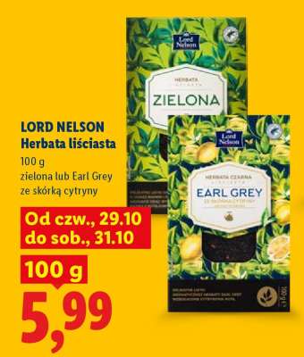 LORD NELSON Herbata liściasta