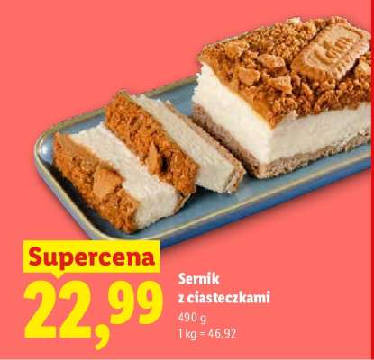Sernik z ciasteczkami