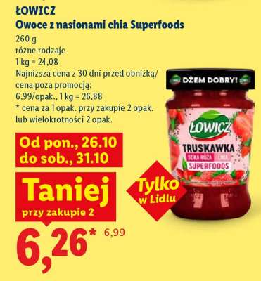 ŁOWICZ Owoce z nasionami chia Superfoods