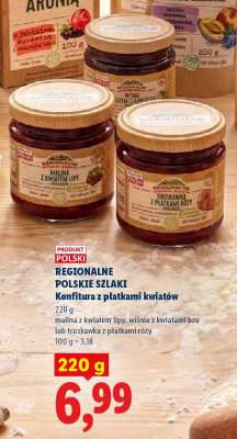 Konfitura z płatkami kwiatów