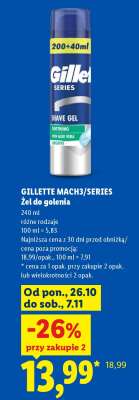 GILLETTE MACH3/SERIES Żel do golenia