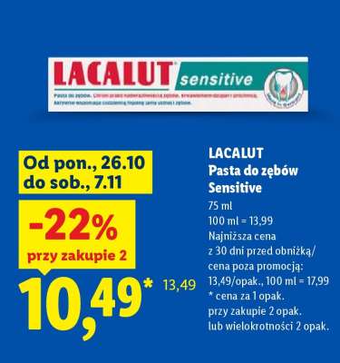LACALUT Pasta do zębów sensitive