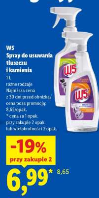 W5 Spray do usuwania tłuszczu i kamienia