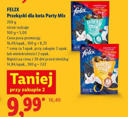 FELIX Przekąski dla kota Party Mix