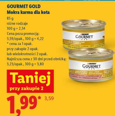Gourmet Gold Mokra karma dla kota